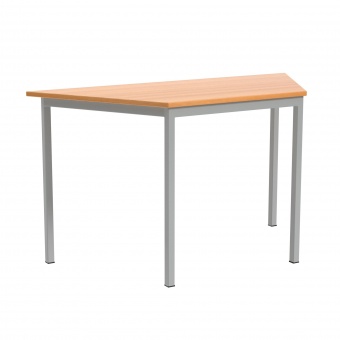 Trapeztisch, 130x65 cm (B/T), 72 cm hoch, 